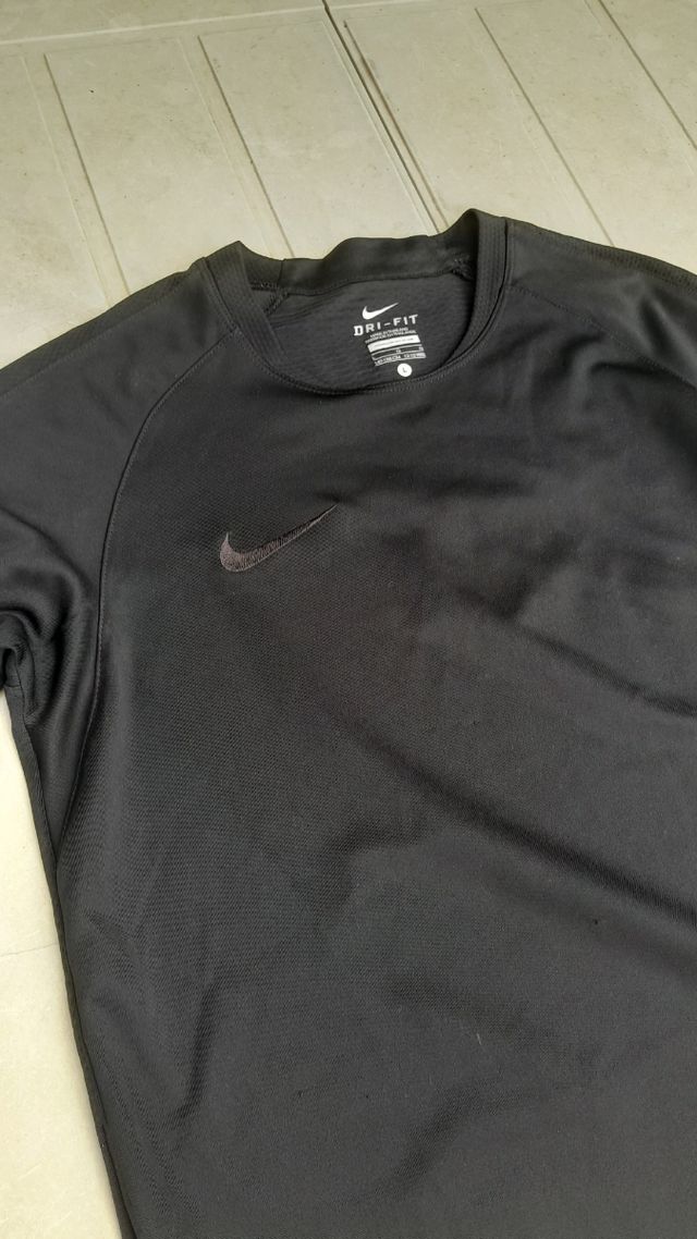Camiseta de licra negra Nike