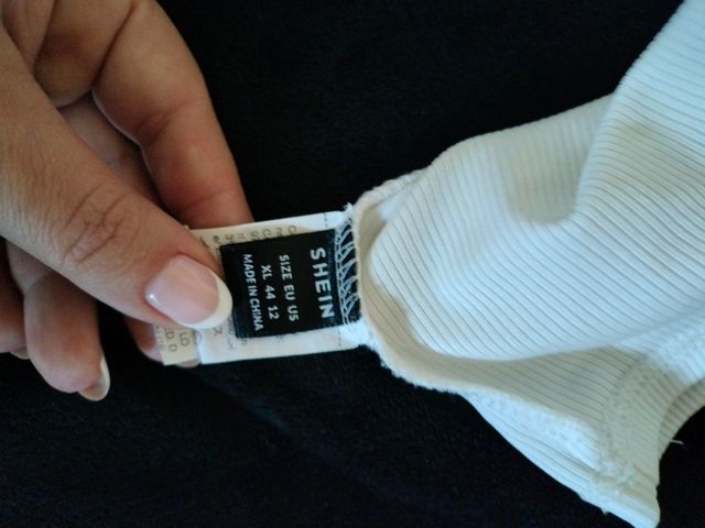 Crot top blanco manga corta