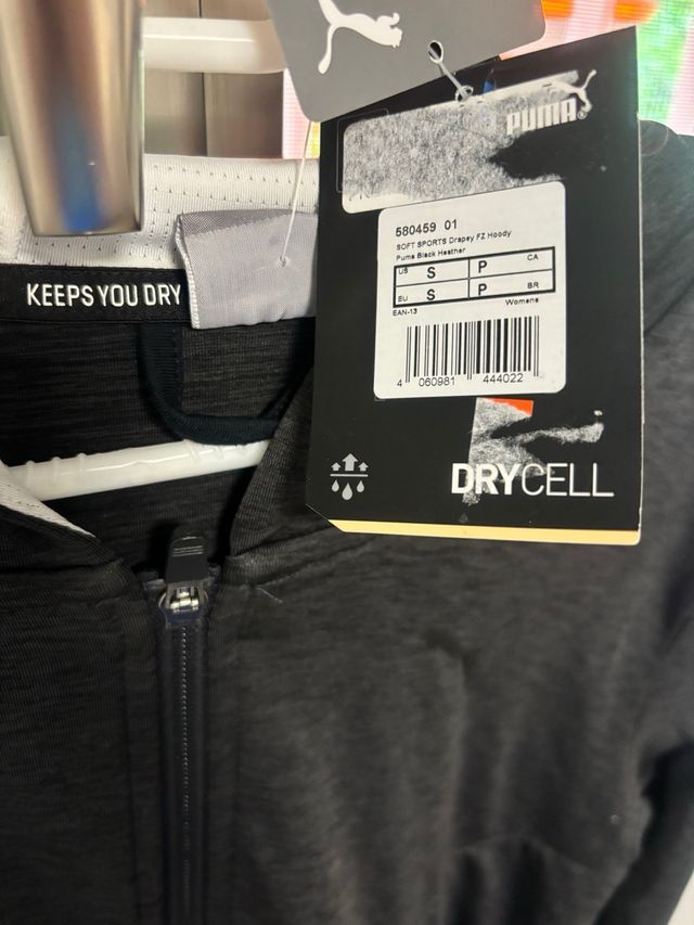 Sudadera Puma Negra Talla S