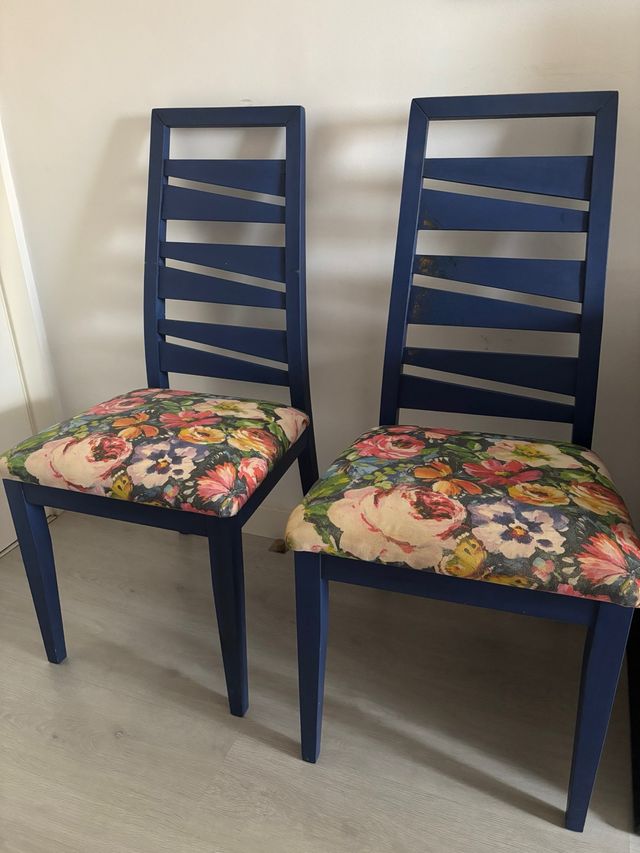 Se venden 6 sillas comedor.