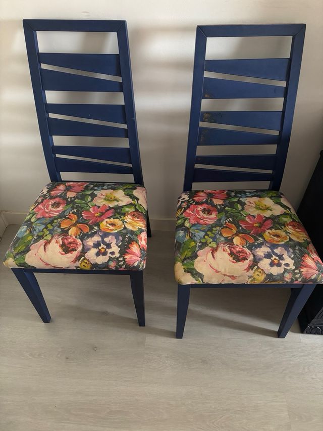 Se venden 6 sillas comedor.