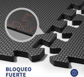 Alfombra Gimnasio 12 piezas EVA Suelo puzzle NUEVO