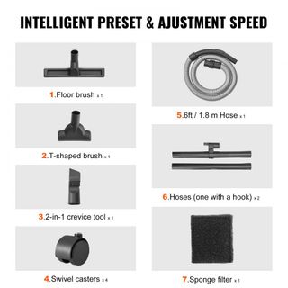 Aspiraliquidi da officina aspirapolvere con ruote