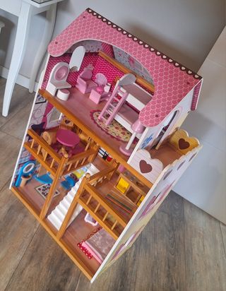 Casita Muñecas Madera Infantil
