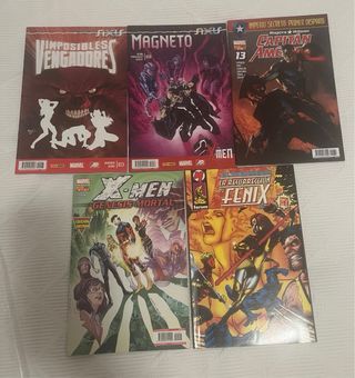 Pack de 5 cómics Marvel.
