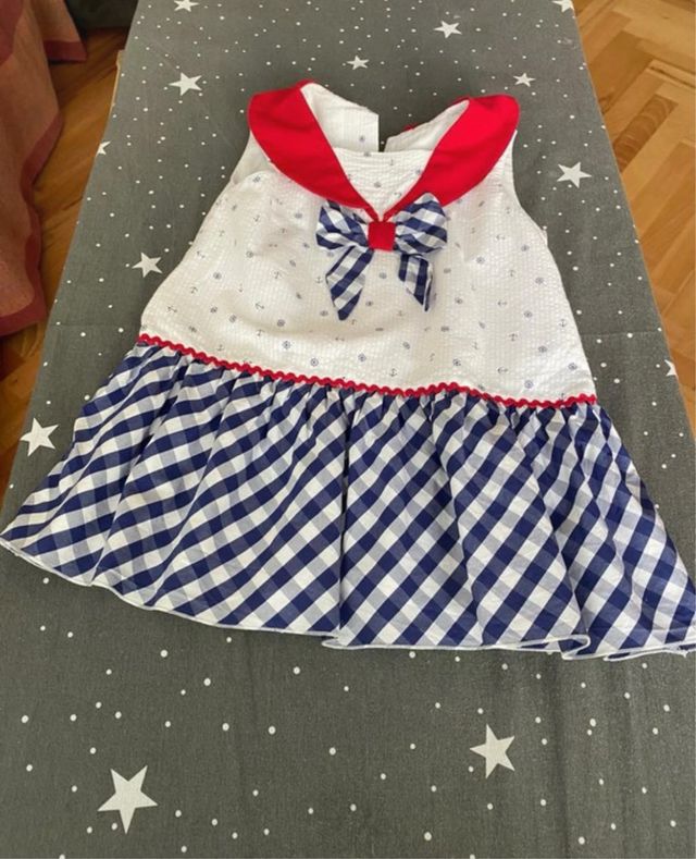 Vestido niña marinerito