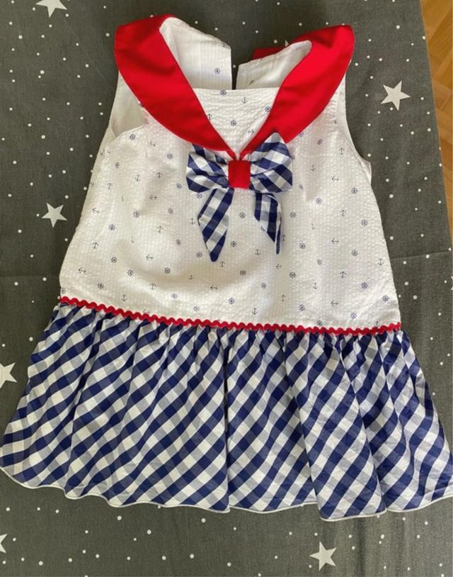 Vestido niña marinerito