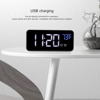 Reloj despertador DAWH - Negro