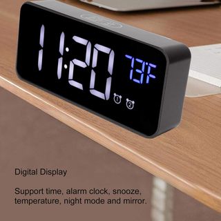 Reloj despertador DAWH - Negro