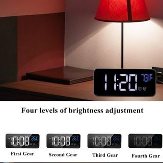 Reloj despertador DAWH - Negro