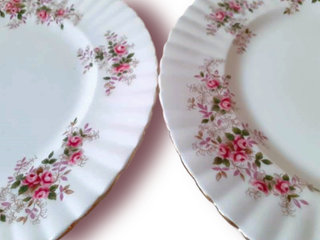 3 Platos Royal Albert Rosa Lavanda 26cm