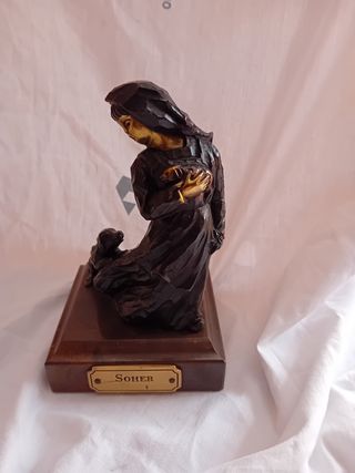 Pareja figuras bronce SoHer