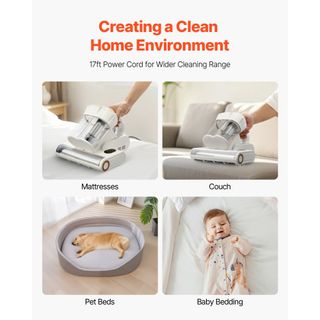 Aspirapolvere per Materassi con Filtro HEPA Potente