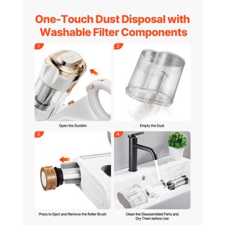 Aspirapolvere per Materassi con Filtro HEPA Potente