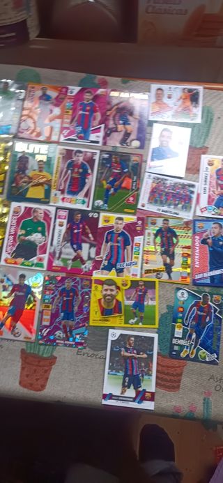 Cromos FC Barcelona: Lote Laminas
