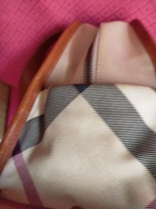 Bolso Burberry beige y marrón