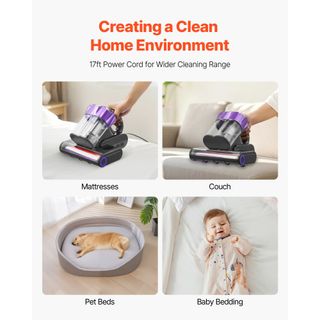 Aspirapolvere per Materassi con Filtro HEPA Potente