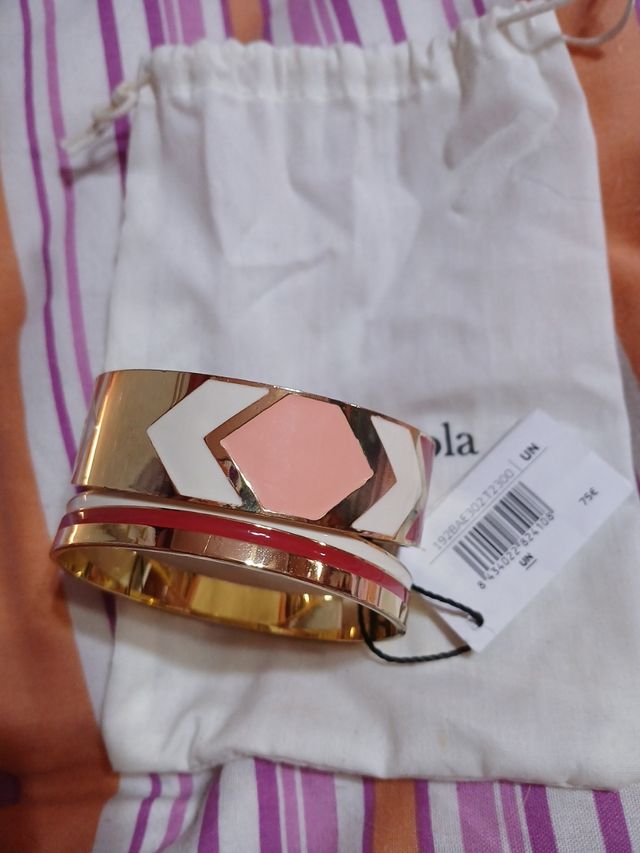 Brazaletes BIMBA Y LOLA dorados