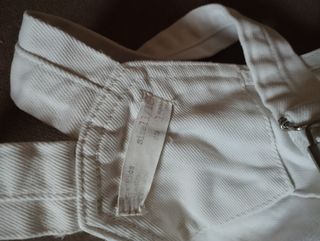 Peto vaquero blanco