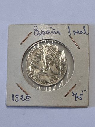 Moneda España 1925, 25 céntimos