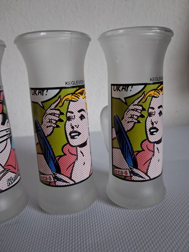 6 Bicchieri shot vintage Keglevich