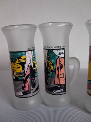 6 Bicchieri shot vintage Keglevich