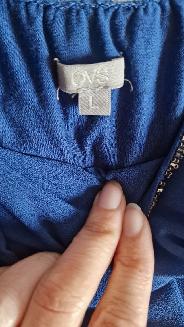 Camiseta tirantes azul