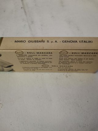 Roll Mascara Mario Giussani Vintage Originale raro