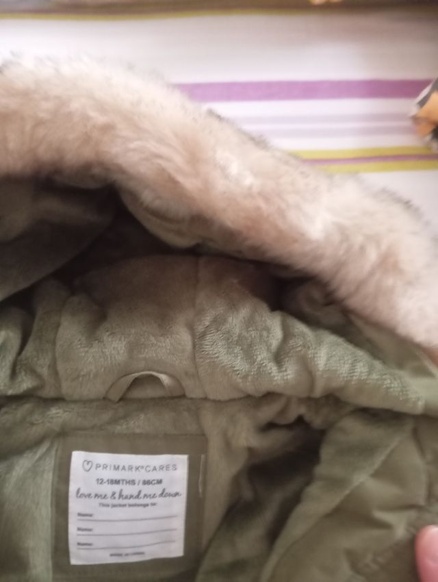 Chaqueta bebé Primark 12-18m