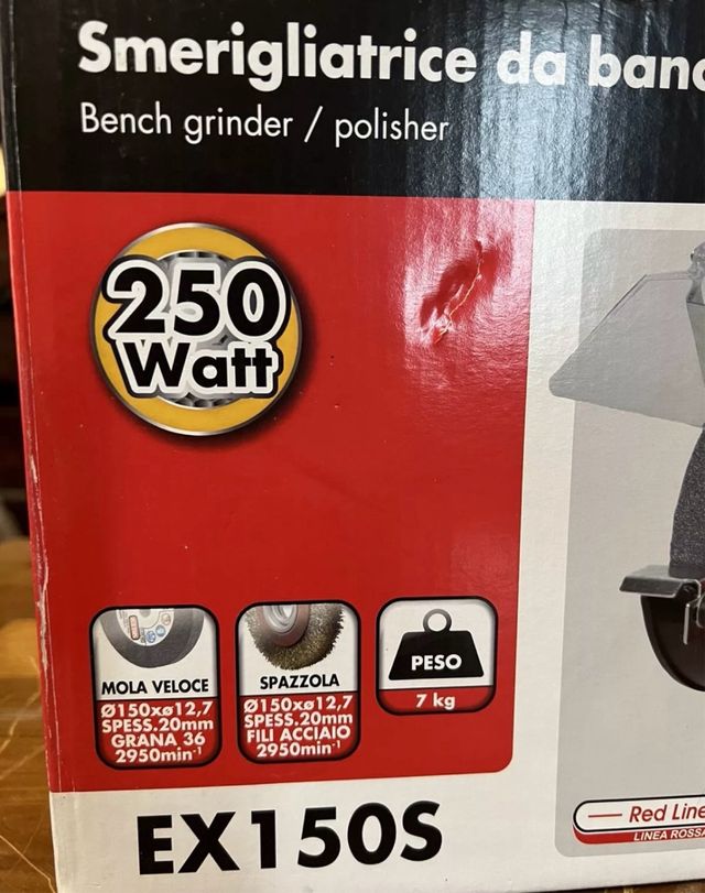 Smerigliatrice da banco Valex EX150S