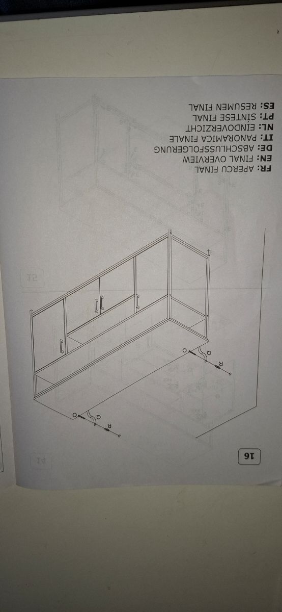Aparador industrial 4 puertas - 140cm