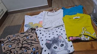 Maglie bimba 6-7 anni: 5 pezzi più felpa leggera