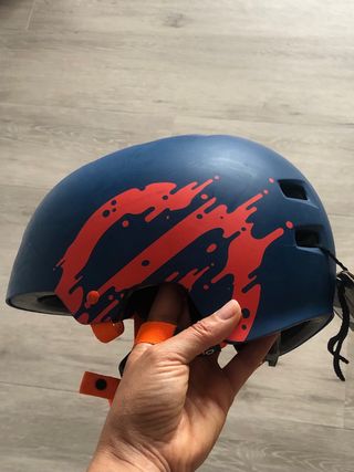 Set de casco y protecciones talla M
