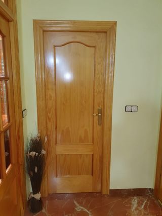 Puertas madera maciza
