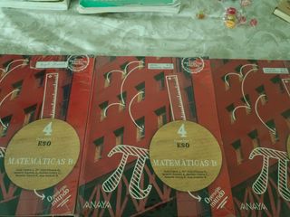 Libros de matemáticas 4eso anaya