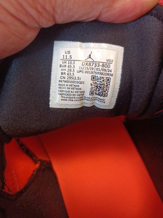 Zapatillas Baloncesto Jordan Luka 2- Naranja y Neg