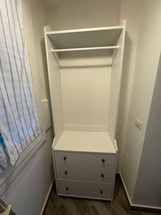 Armadio bianco Ikea 3 cassetti