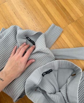 Conjunto Zara gris talla S