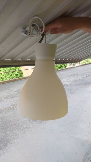 Lámpara colgante blanca