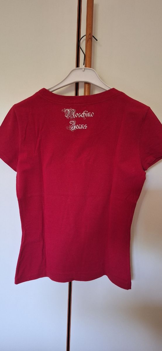T-shirt Moschino Jeans rossa Tg M