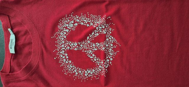 T-shirt Moschino Jeans rossa Tg M