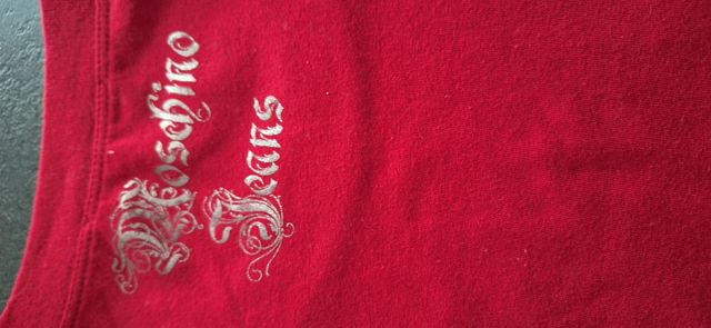 T-shirt Moschino Jeans rossa Tg M