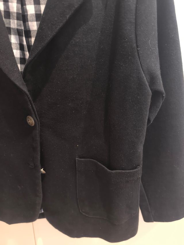 Blazer negra Zara niña 7-8 años