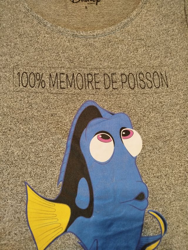 Maglietta Dory Disney Grigia Tg.S
