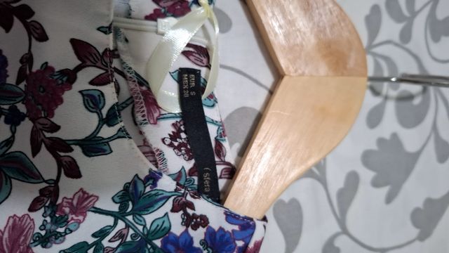 Vestido flores sfera talla S