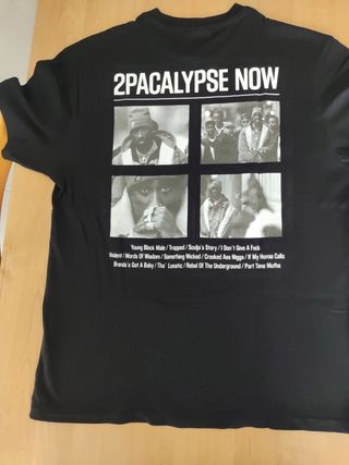 Camiseta Tupac Negra