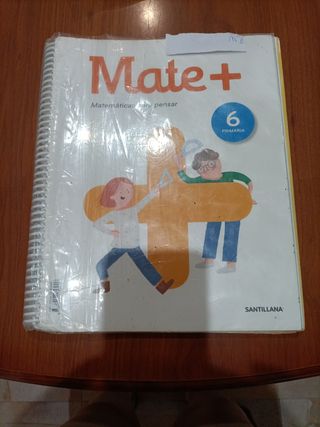 MATE+ MATEMATICAS PARA PENSAR 6 PRIMARIA