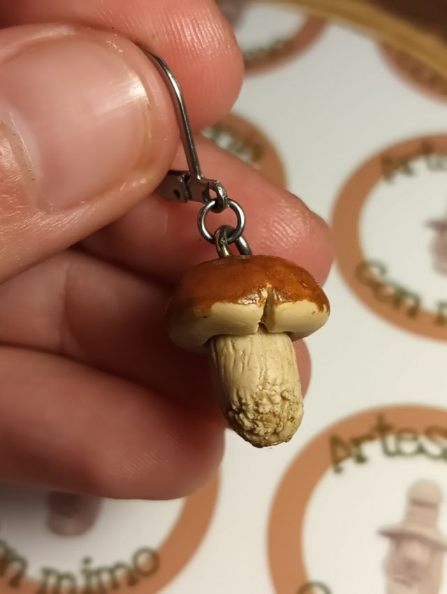 Pendientes seta Boletus