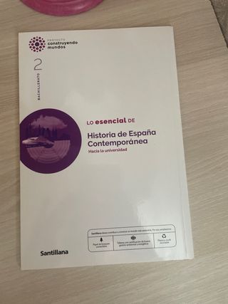 HISTORIA DE ESPAÑA CONTEMPORANEA 2 BTO CONSTRUY...