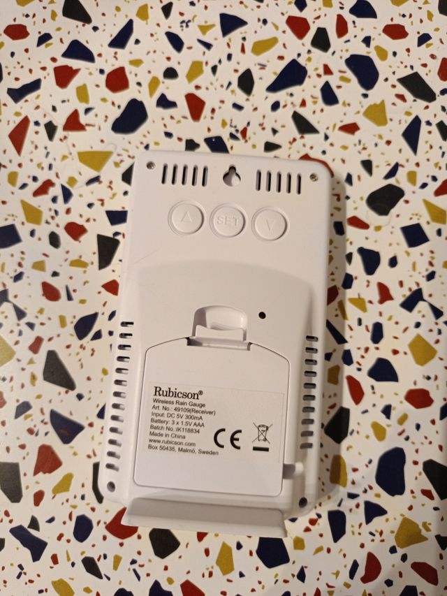 Medidor lluvia Rubicson inalámbrico